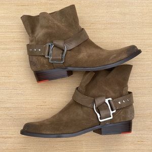 Joe’s Saki Harness Suede Ankle Booties 9